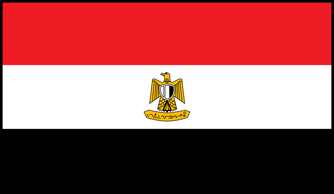 egypte drapeau